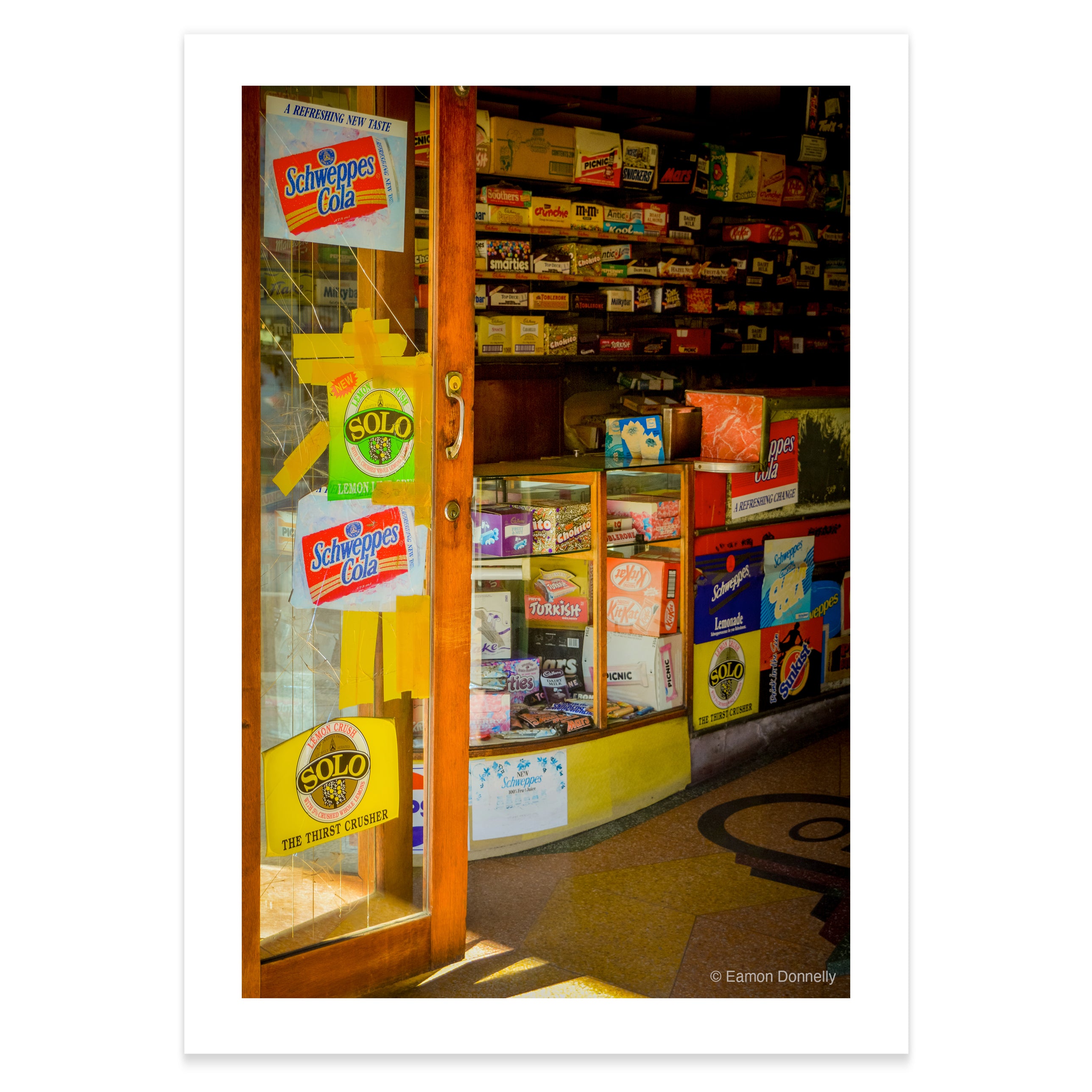 "OLYMPIA MILK BAR ENTRY, STANMORE, NSW" – Archival Fine Art Giclée Print