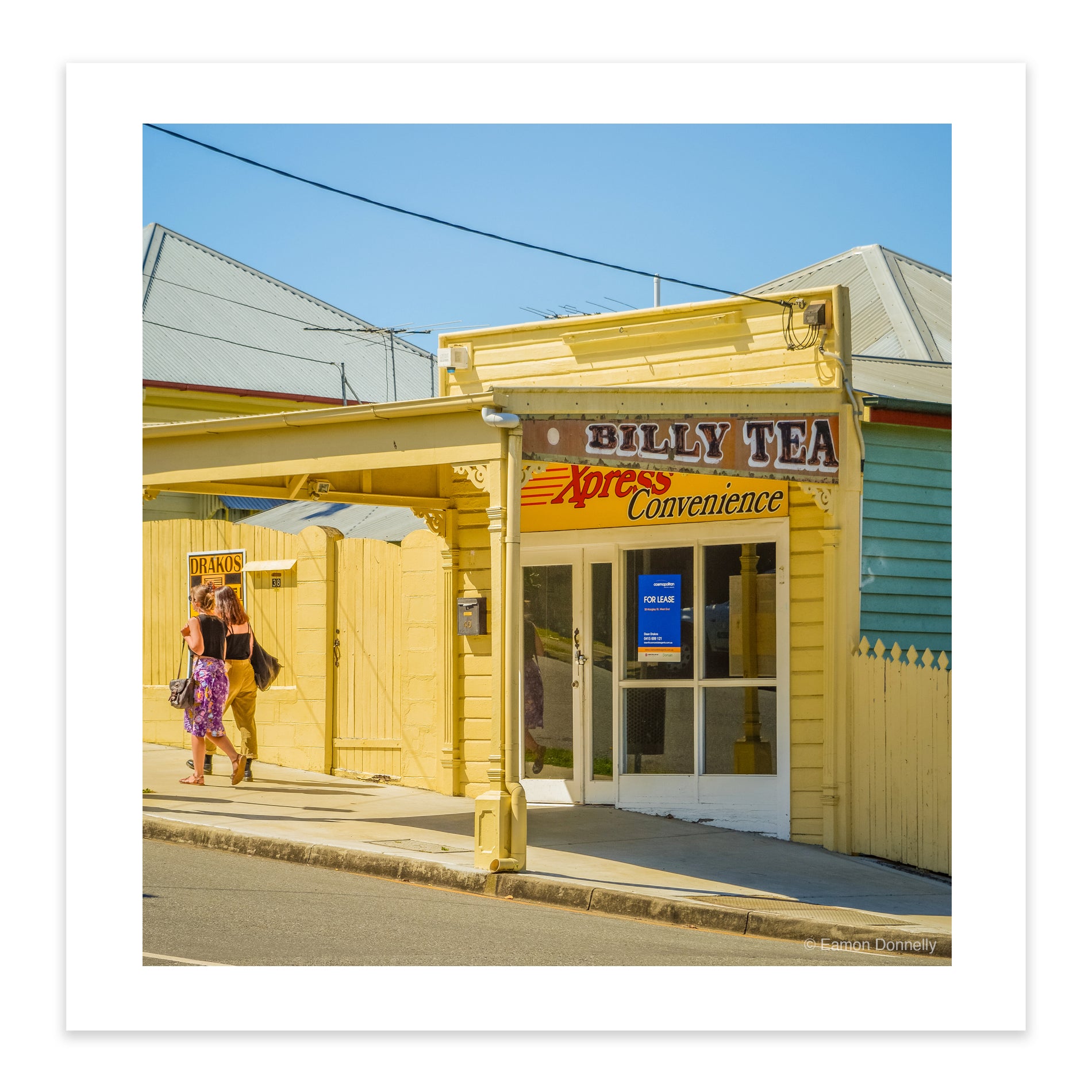 "BILLY TEA, WEST END, BRISBANE" – Archival Fine Art Giclée Print