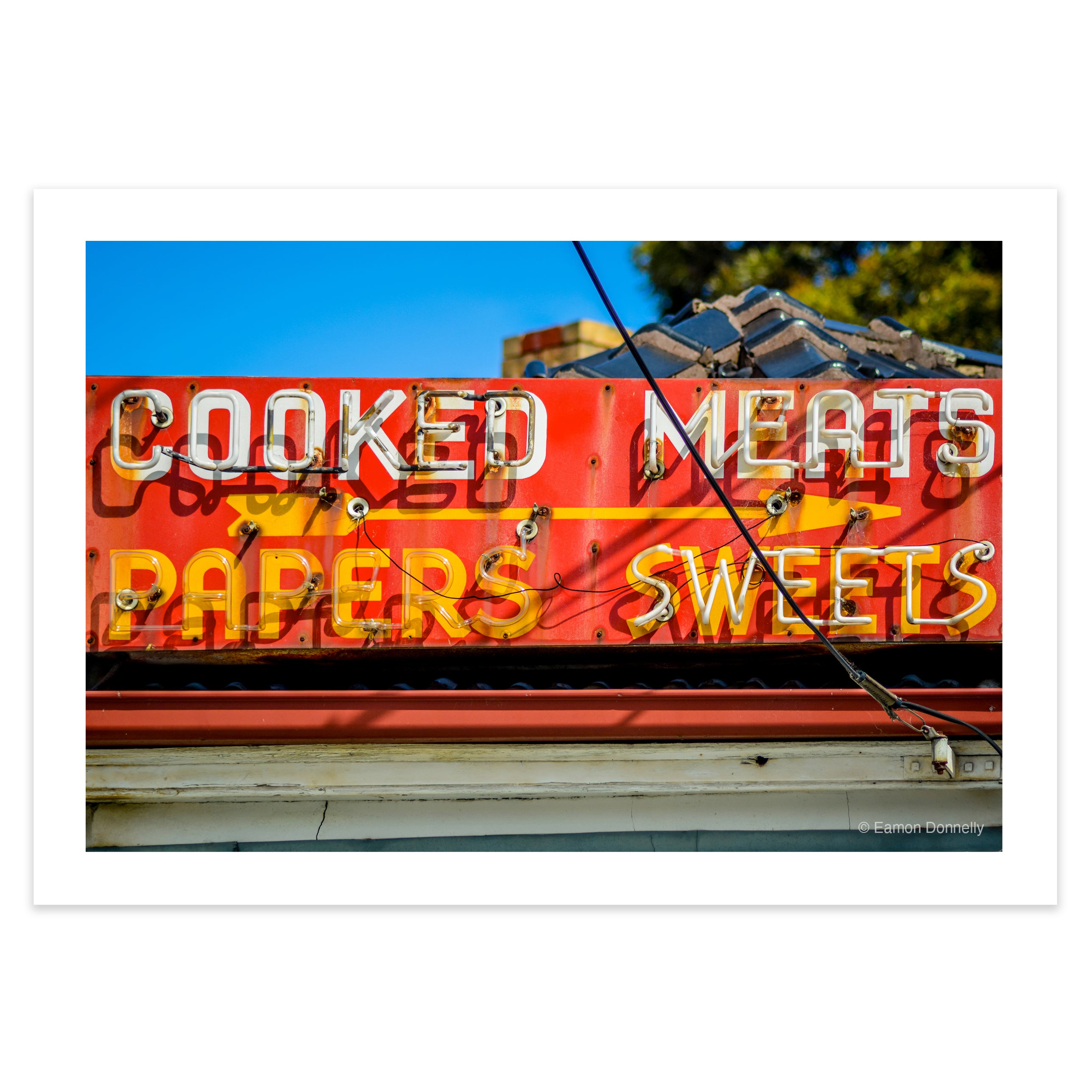 "COOKED MEATS, PAPERS, SWEETS" – Archival Fine Art Giclée Print