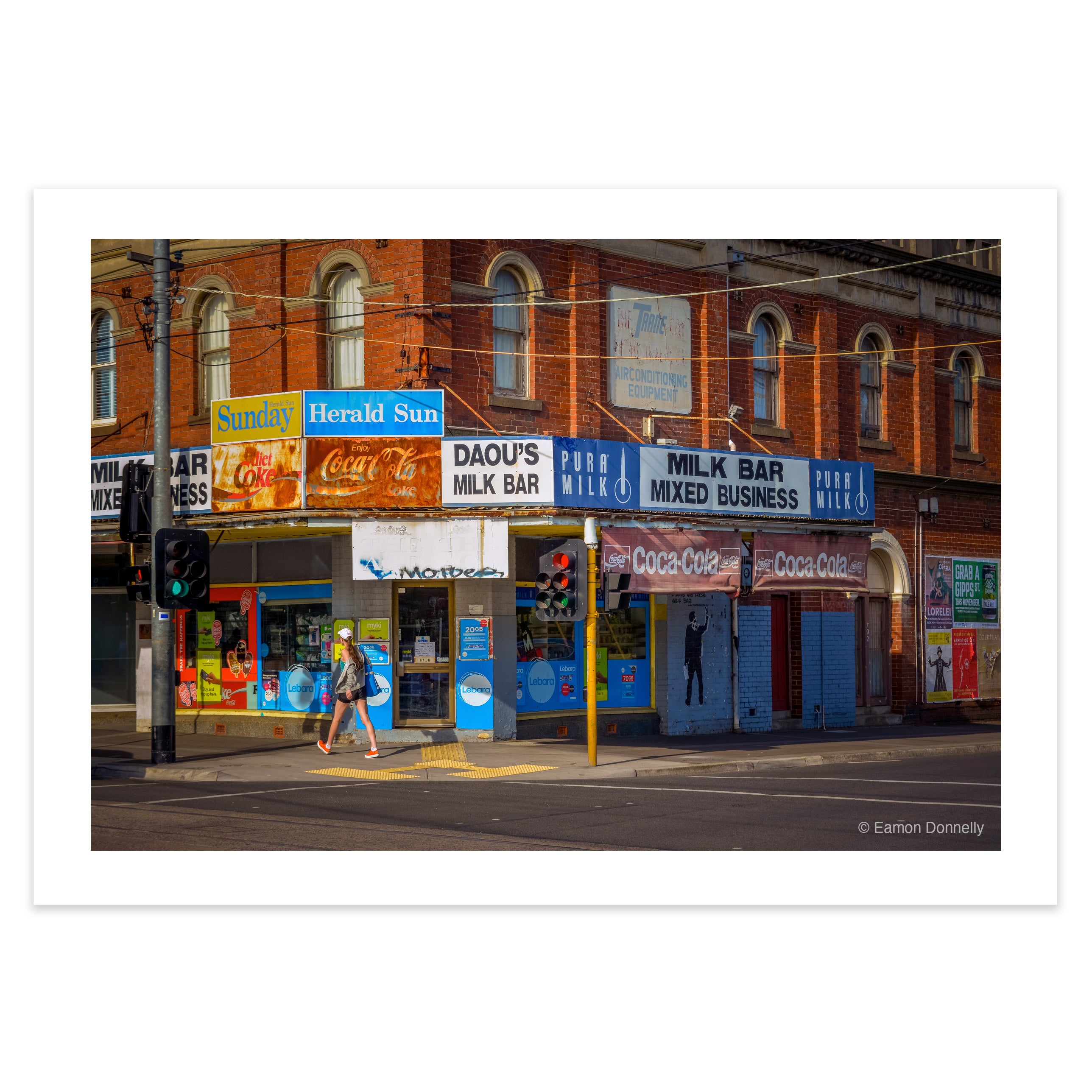"DAOU'S MILK BAR, HAWTHORN ROAD, CAULFIELD" – Archival Fine Art Giclée Print
