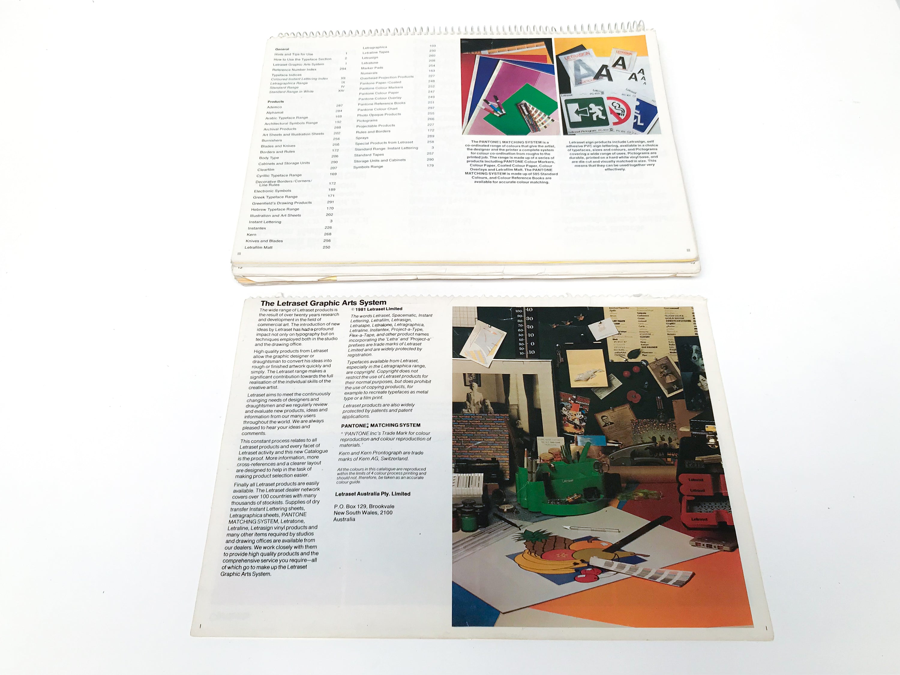 LETRASET GRAPHIC ARTS SYSTEM AUSTRALIAN CATALOGUE [1981]