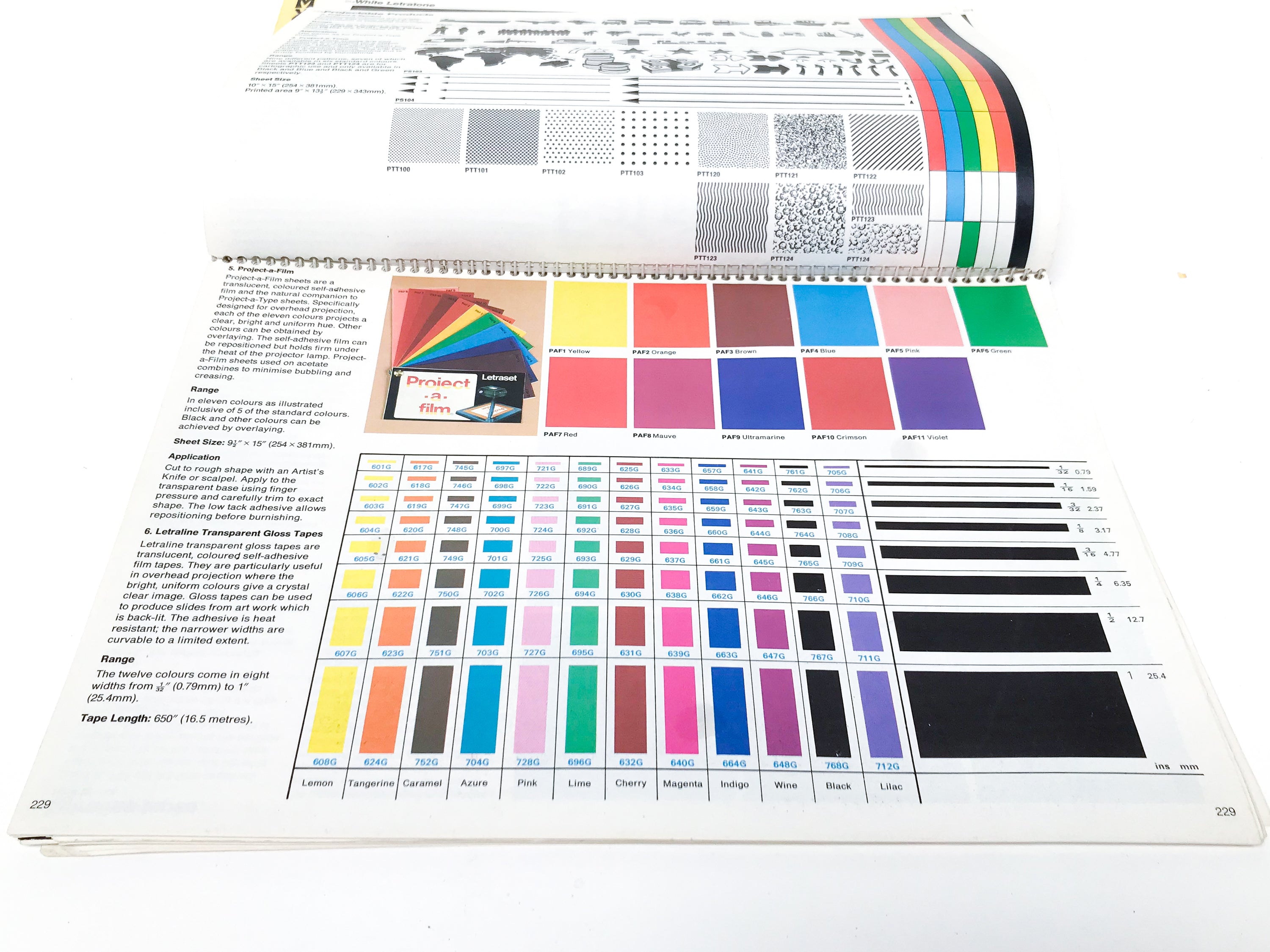 LETRASET GRAPHIC ARTS SYSTEM AUSTRALIAN CATALOGUE [1981]