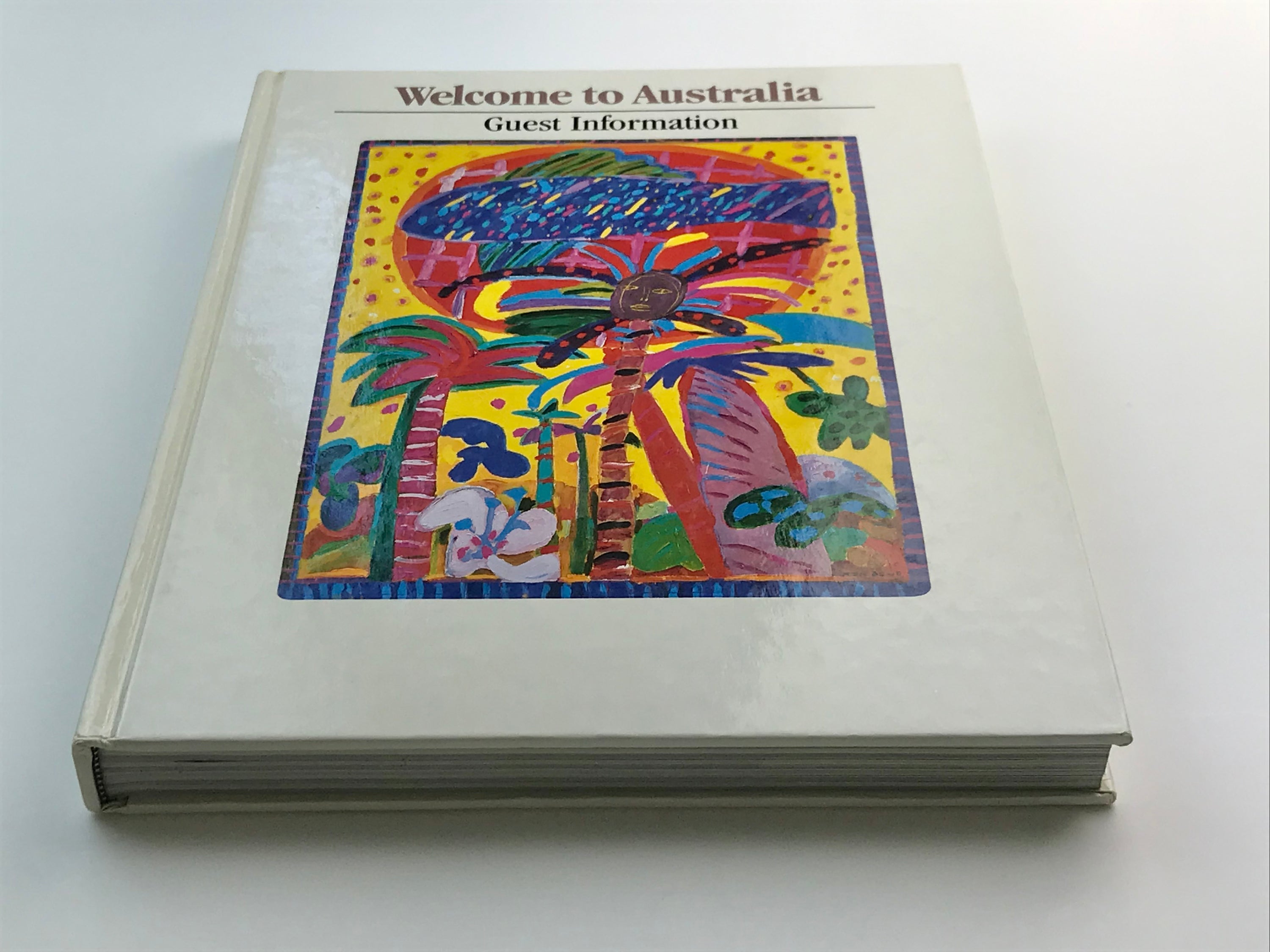 WELCOME TO AUSTRALIA: GUEST INFORMATION 1986/87 EDITION [1986] — Ken Done Cover Art