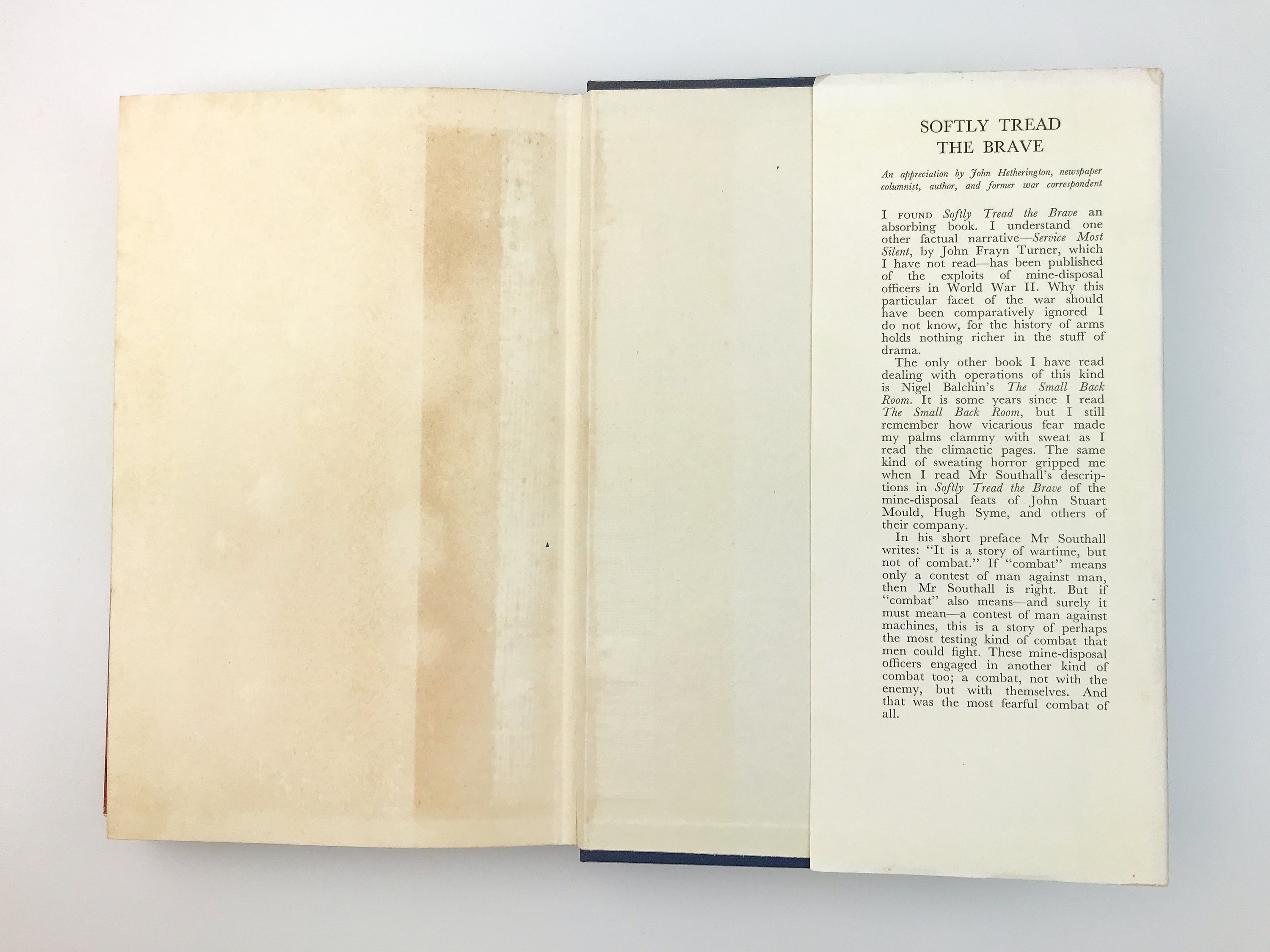 SOFTLY TREAD THE BRAVE: IVAN SOUTHALL [1960] — Rare 1st Edition