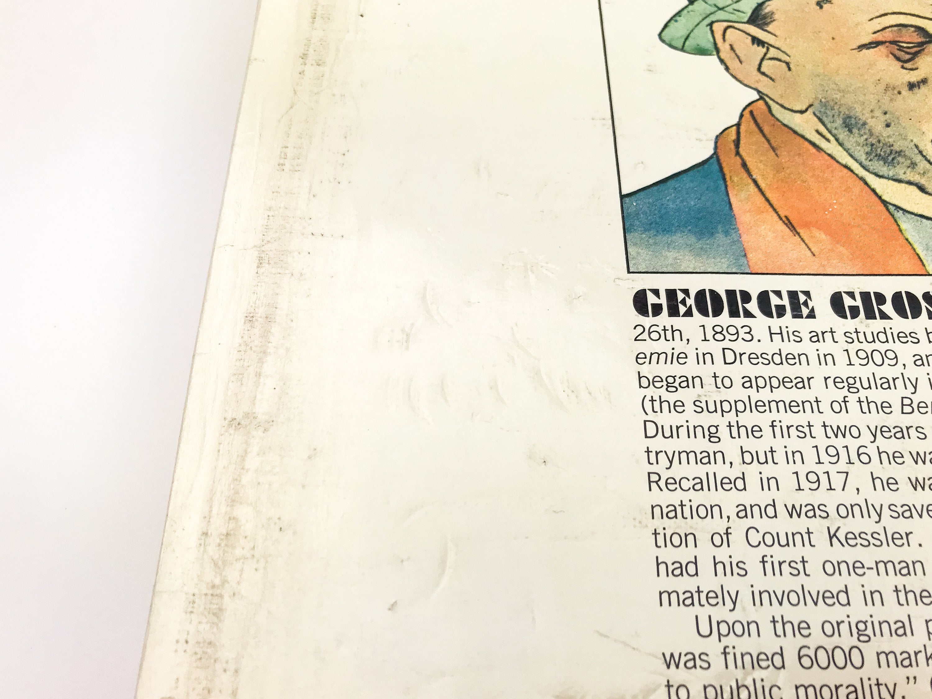 GEORGE GROSZ: ECCE HOMO [1966] — First Printing + 2 Tipped-in Duplicate Plates IV & XI