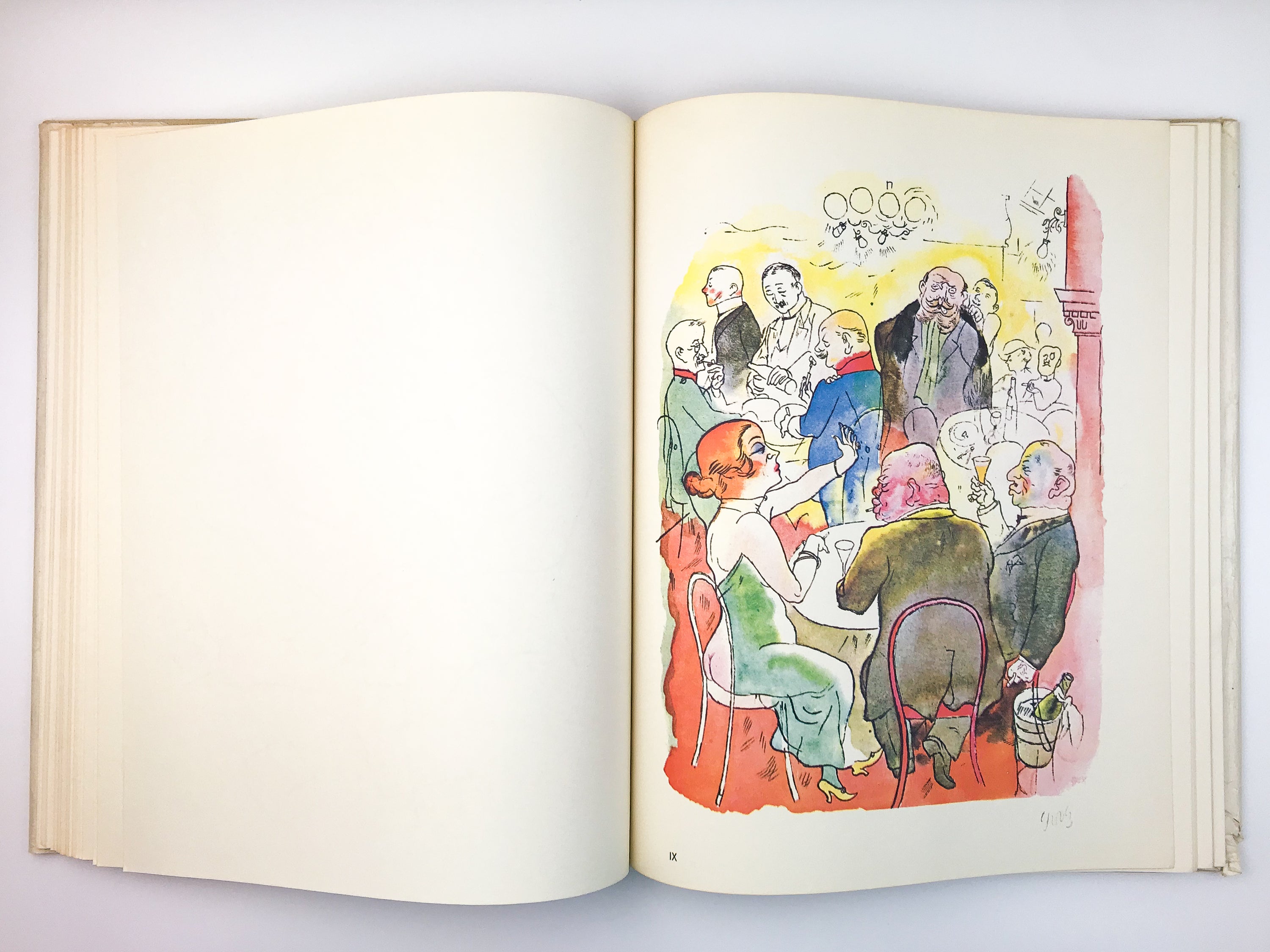 GEORGE GROSZ: ECCE HOMO [1966] — First Printing + 2 Tipped-in Duplicate Plates IV & XI