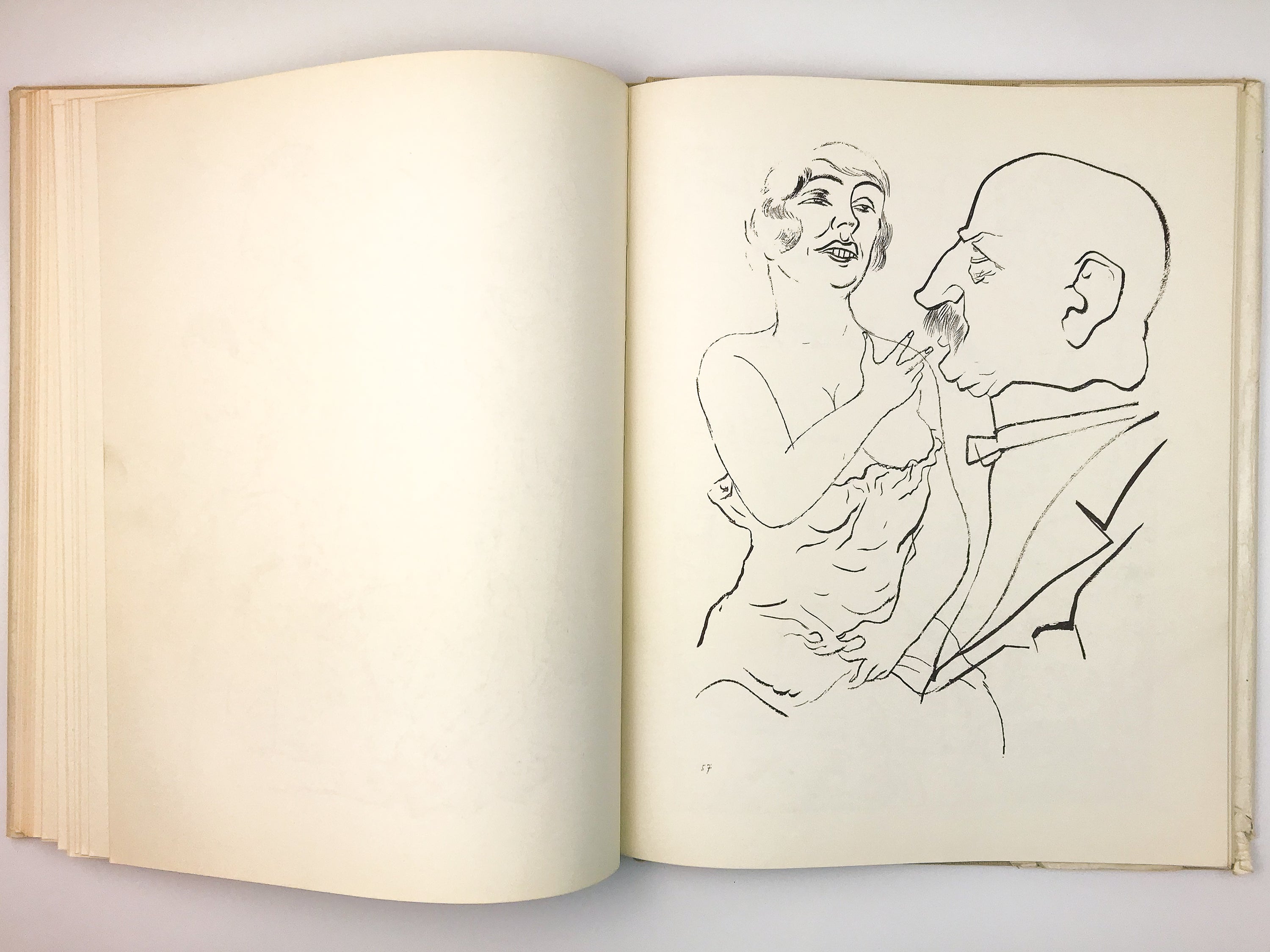 GEORGE GROSZ: ECCE HOMO [1966] — First Printing + 2 Tipped-in Duplicate Plates IV & XI