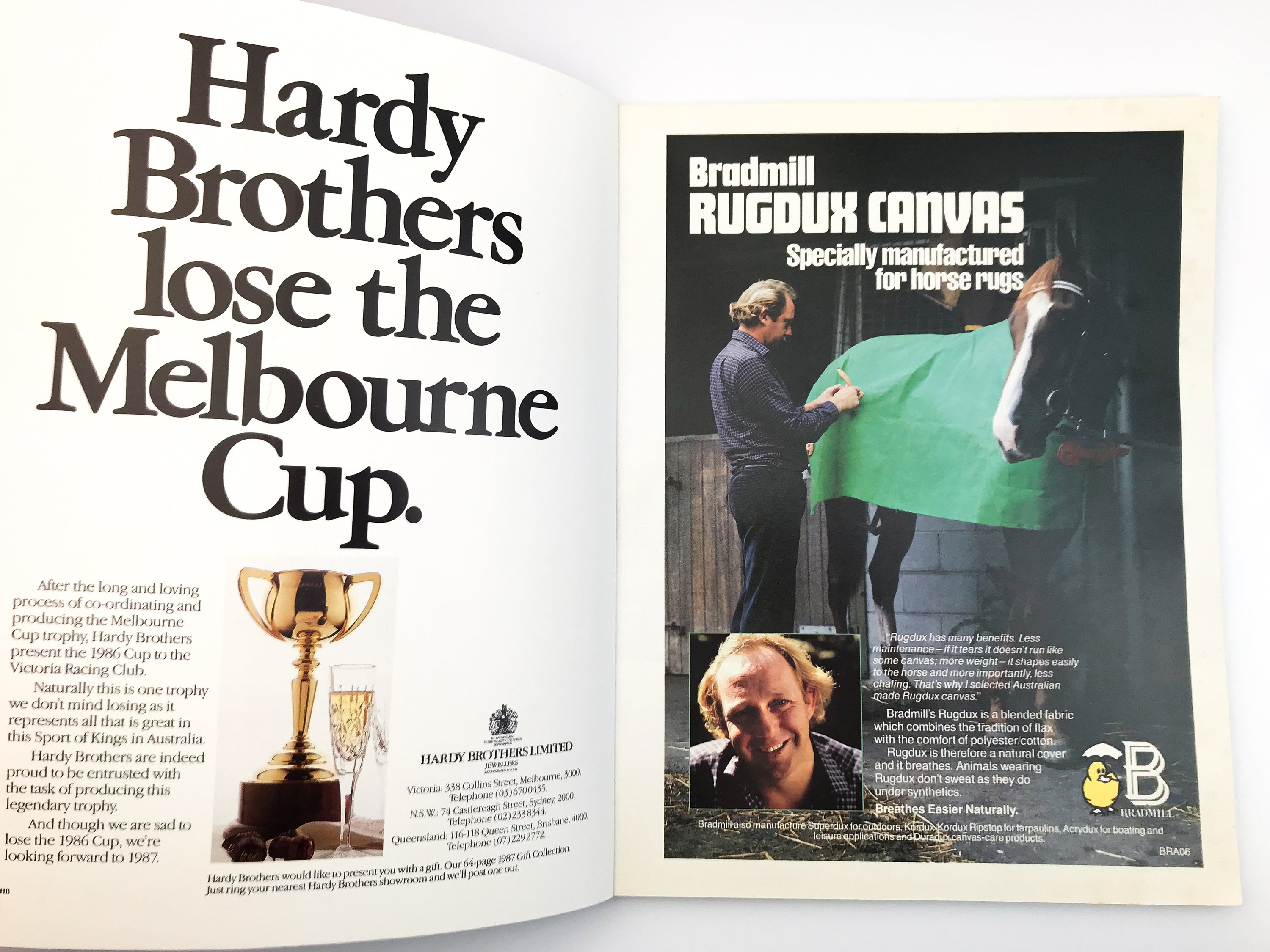 THE CUP — 126 YEARS: VICTORIA RACING CLUB MELBOURNE CUP CARNIVAL SOUVENIR [1986]