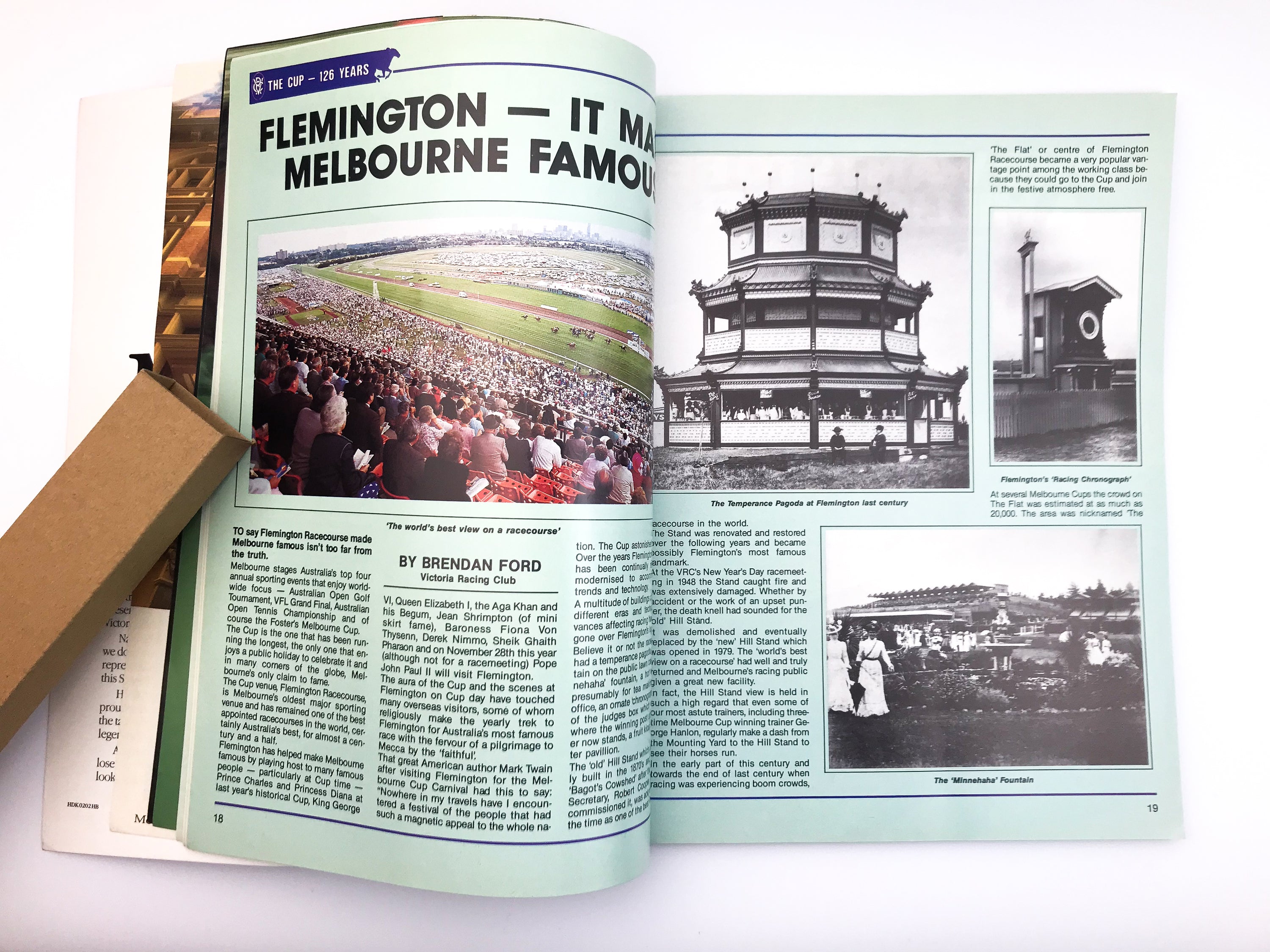 THE CUP — 126 YEARS: VICTORIA RACING CLUB MELBOURNE CUP CARNIVAL SOUVENIR [1986]