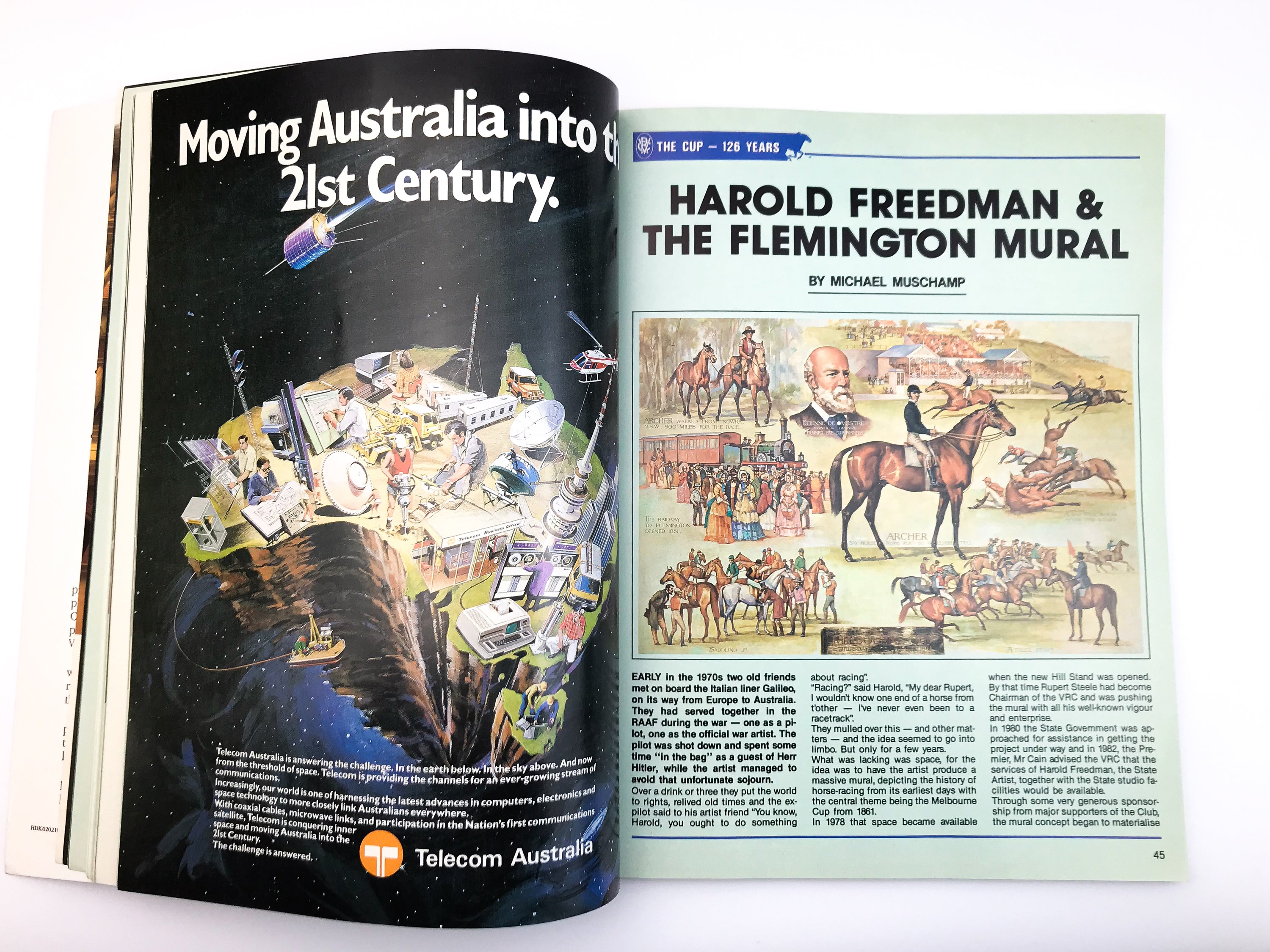 THE CUP — 126 YEARS: VICTORIA RACING CLUB MELBOURNE CUP CARNIVAL SOUVENIR [1986]