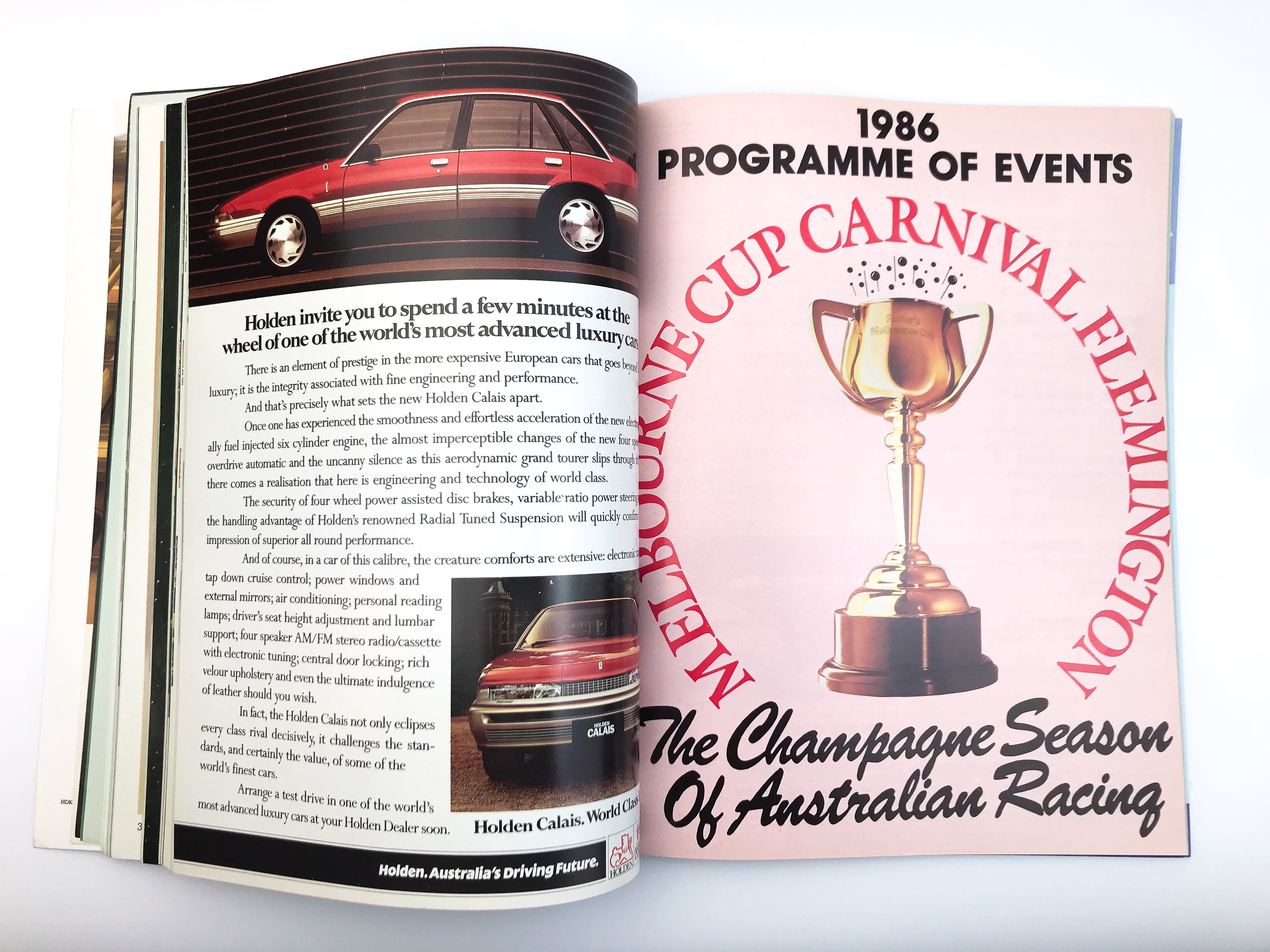 THE CUP — 126 YEARS: VICTORIA RACING CLUB MELBOURNE CUP CARNIVAL SOUVENIR [1986]