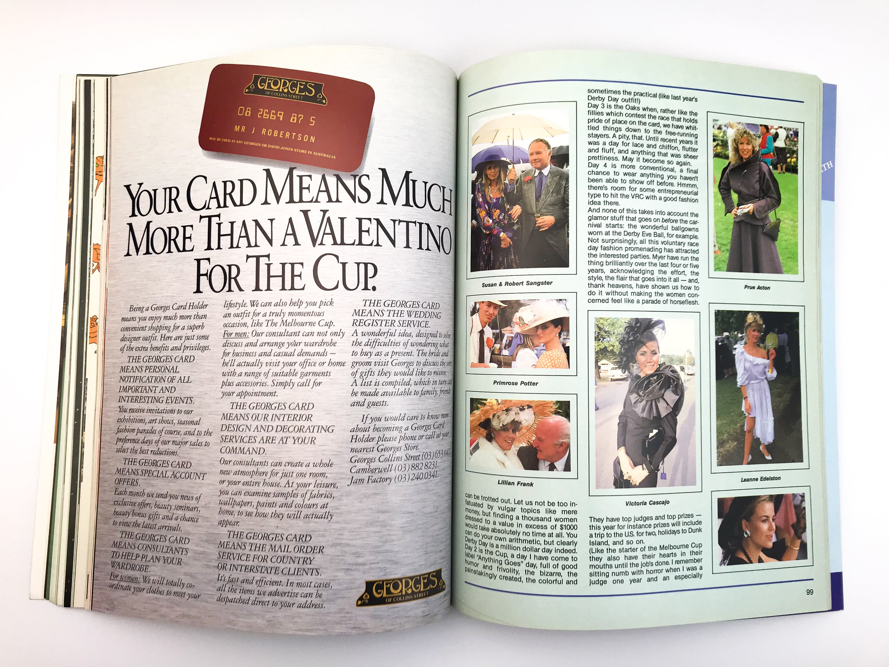 THE CUP — 126 YEARS: VICTORIA RACING CLUB MELBOURNE CUP CARNIVAL SOUVENIR [1986]