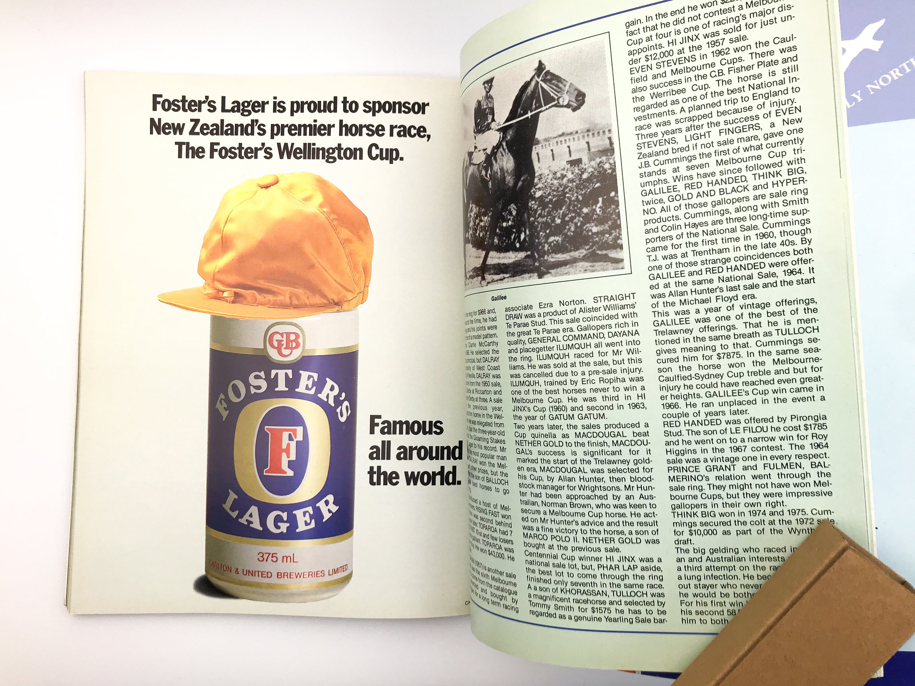 THE CUP — 126 YEARS: VICTORIA RACING CLUB MELBOURNE CUP CARNIVAL SOUVENIR [1986]