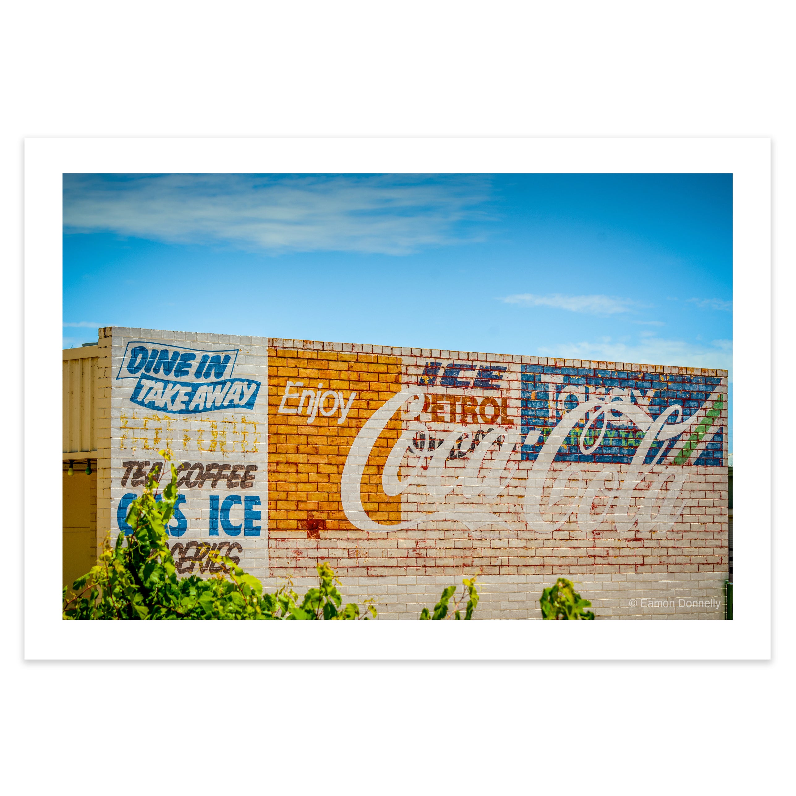"DINE IN OR TAKE AWAY, MILDURA, VIC" – Archival Fine Art Giclée Print