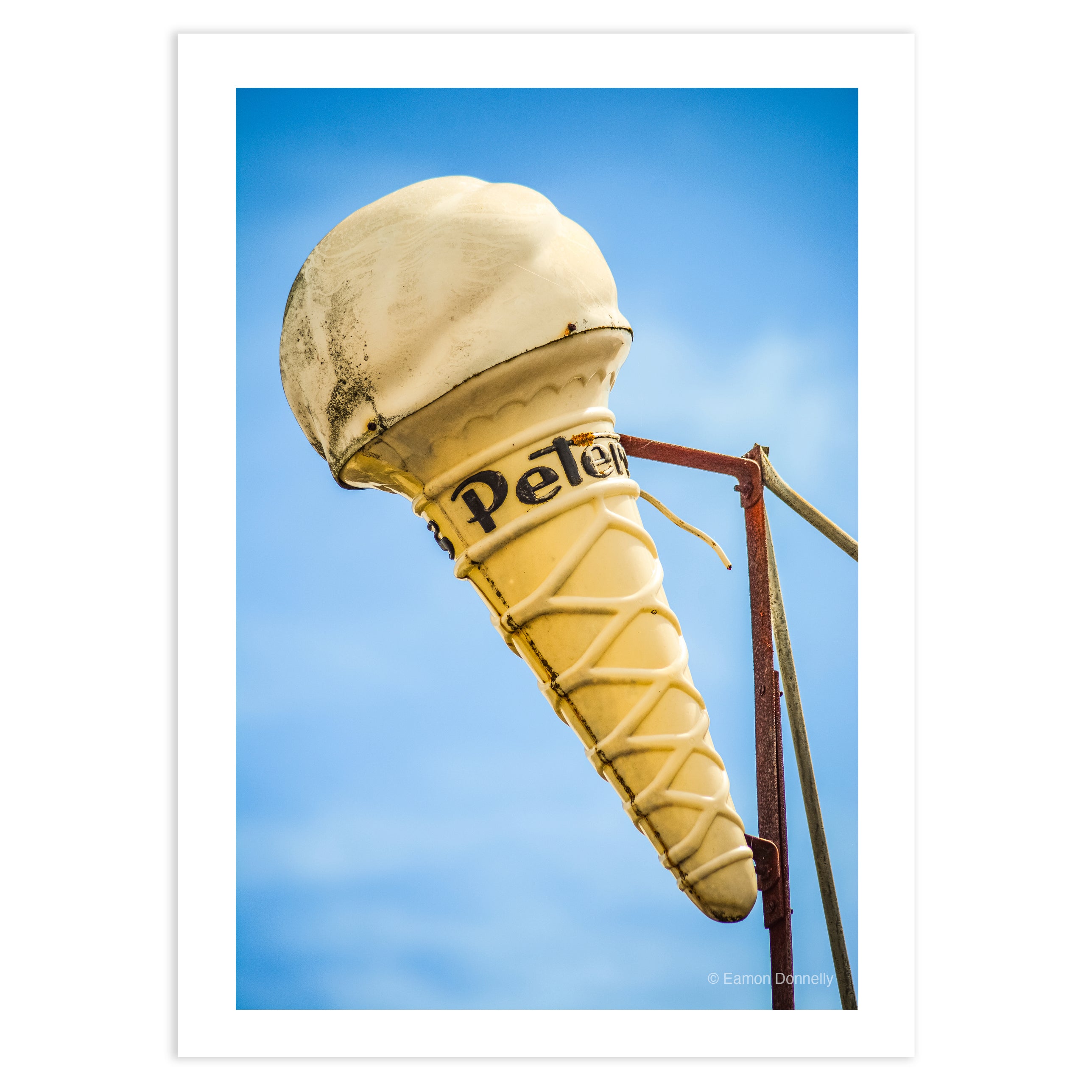 "PETERS ICE CREAM CONE LIGHT, MALDON, VIC" – Archival Fine Art Giclée Print