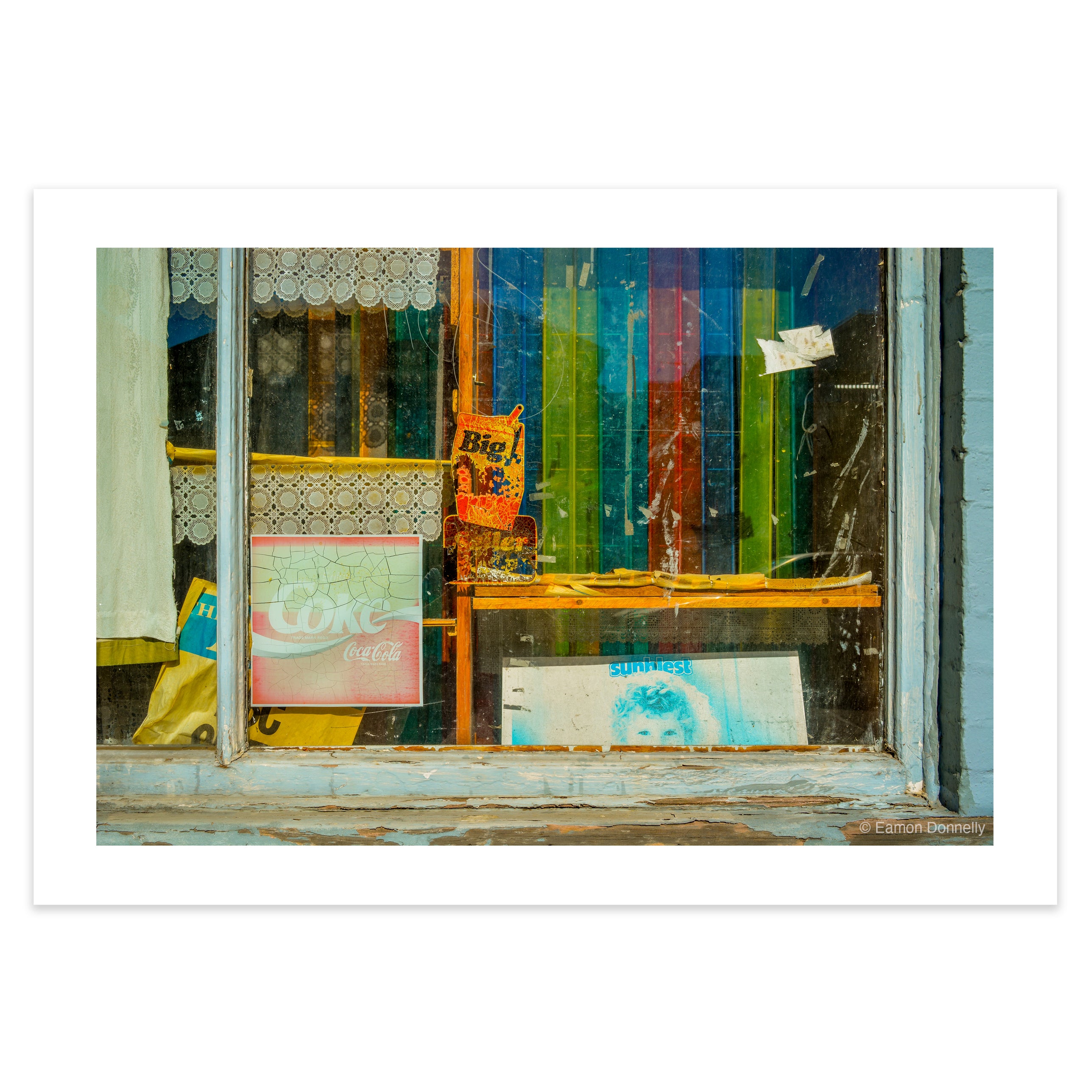 "BIG M WINDOW DECAY, COBURG, VIC" – Archival Fine Art Giclée Print