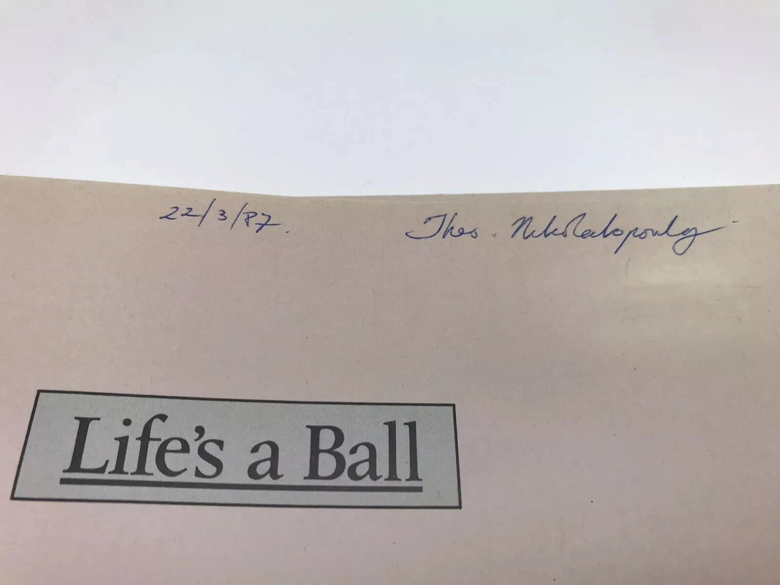 RENNIE ELLIS: LIFE'S A BALL [1985]