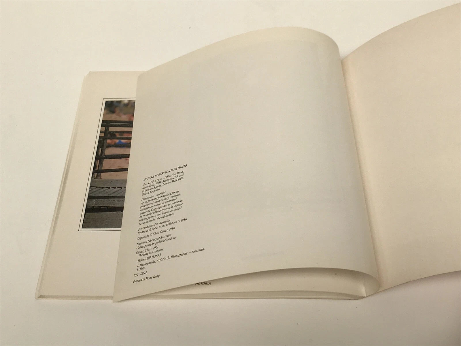 CHRIS OLIVER: THE LONG HOT SUMMER [1986] Rare First Edition