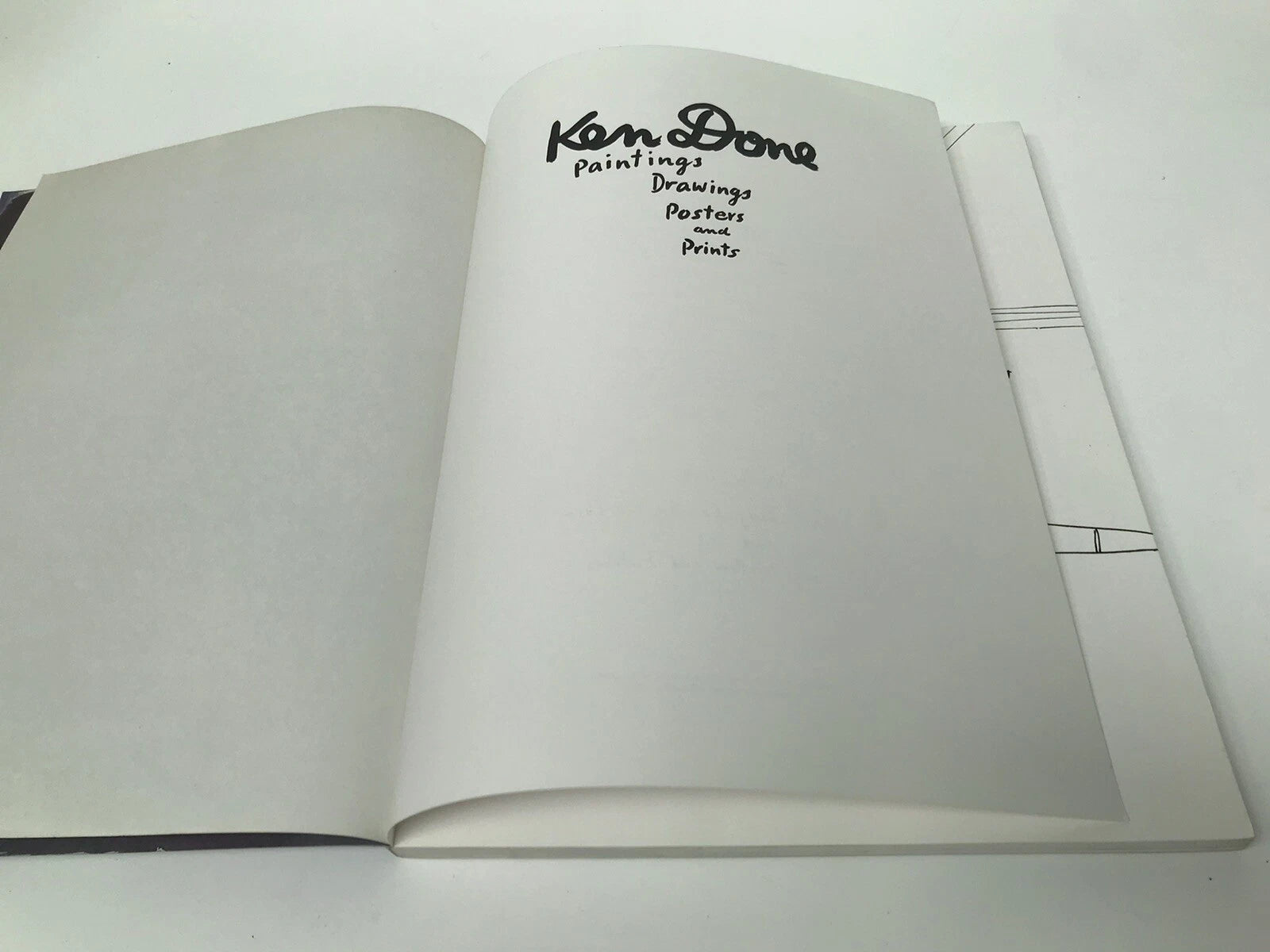 KEN DONE: PAINTINGS DRAWINGS POSTERS & PRINTS [1987]