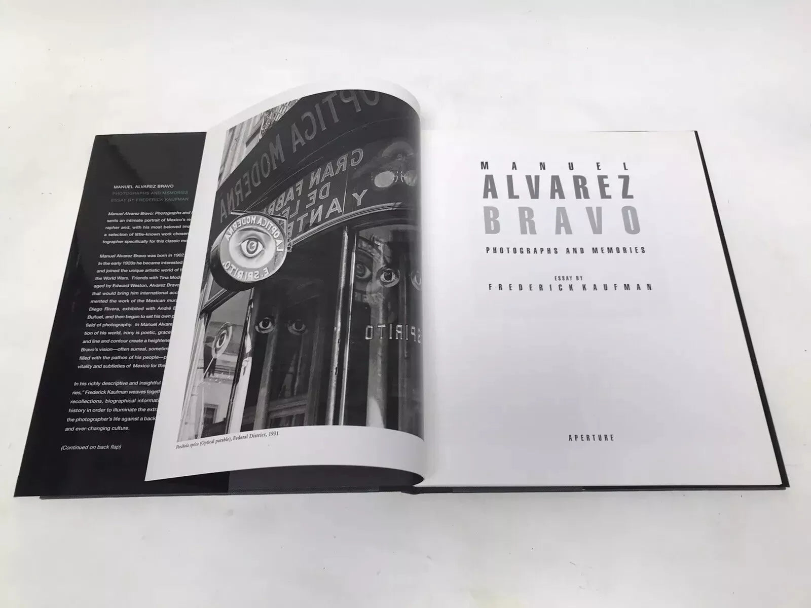 MANUEL ALVAREZ BRAVO: PHOTOGRAPHS & MEMORIES [1997]